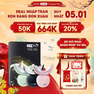   GIÁ 685K LIVE ECOGO  Trắng răng Smilee Extra Pro bộ Kit làm trắng răng từ 2-6 tone sau một liệu trình chính hãng 