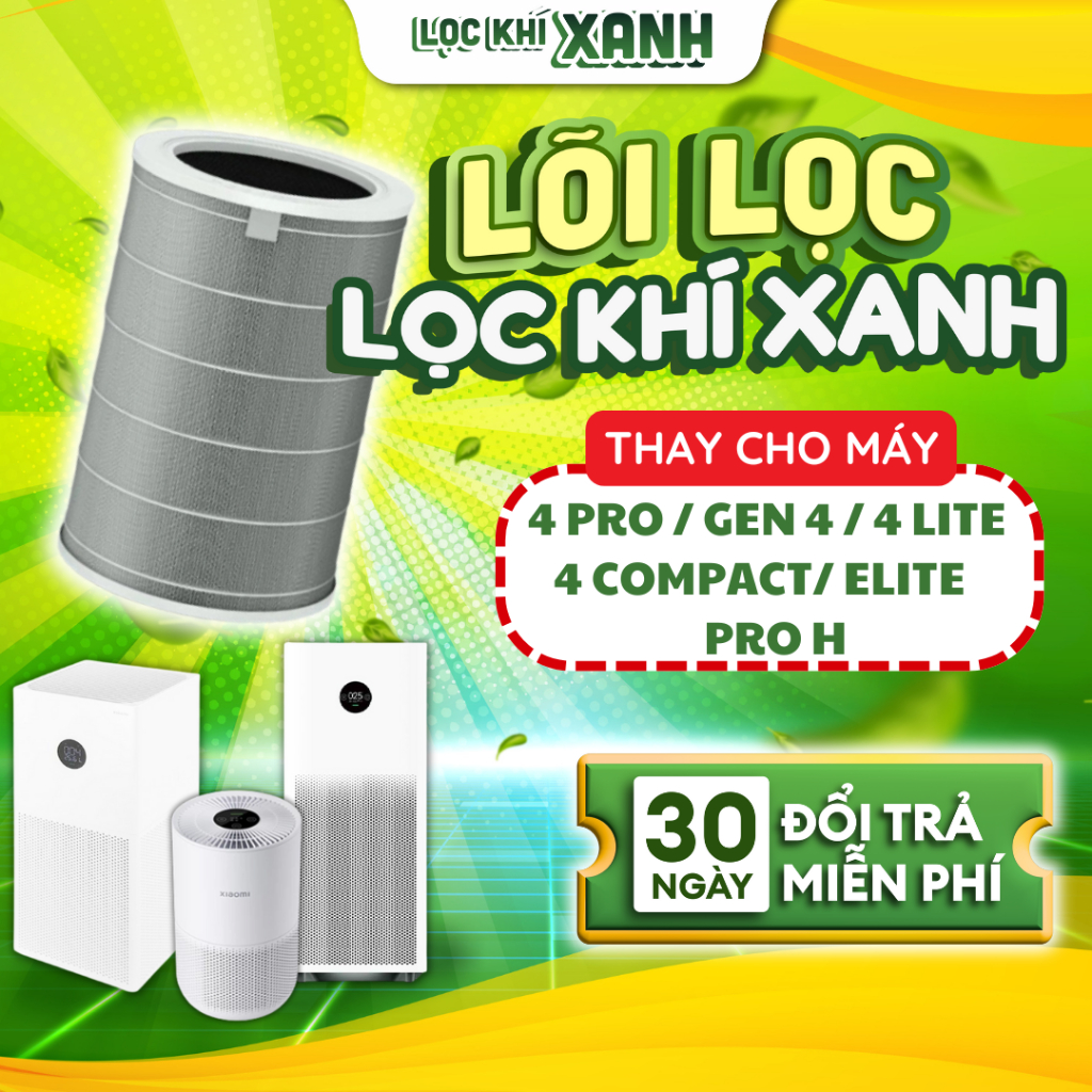 Màng Lọc LocKhiXanh® tương thích cho lõi lọc không khí Air Purifier 4 Lite / 4 Pro/ Pro H/ 4 COMPACT