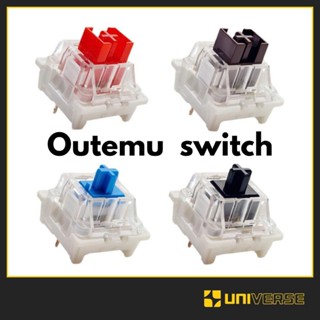 10 Switch Outemu switch 3 pins cho bàn phím cơ hotswap-blue switch-red switch-brown switch-switch tactile-switch linear