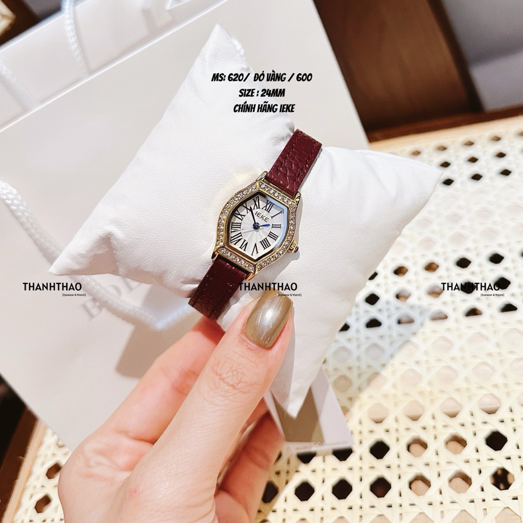 Đồng Hồ Nữ Dây Da Chính Hãng Nội Địa THANHTHAO WATCH IEKE620