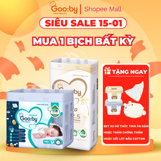   Quà xinh  Tã dán Bỉm quần Gooby ngày và đêm siêu mỏng nhẹ đủ size cho bé NB S M L XL XXL XXXL 