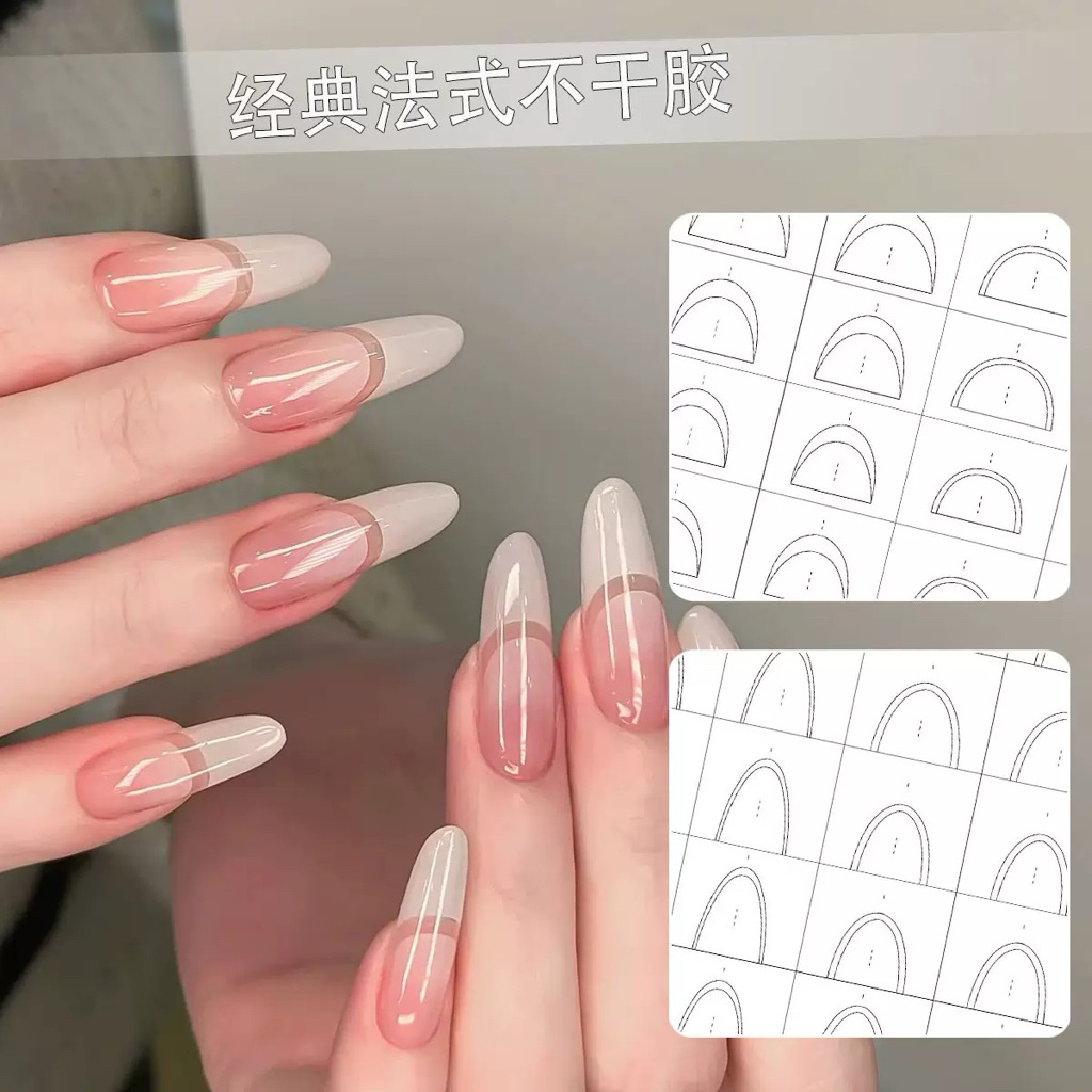 Sticker dặm ombre trong suốt loại xịn mẫu mới