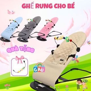 GHẾ RUNG, GHẾ NHÚN ĂN BỘT BẬP BÊNH KIÊM GIƯỜNG NẰM CÓ ĐỒ CHƠI DẠNG KỆ CHỮ A CHO BÉ