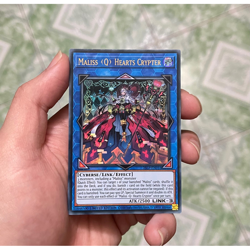 Ada Yugioh Shop [TCG-UK] Thẻ bài Maliss <Q> Hearts Crypter - 25LP-EN016 - Ultra