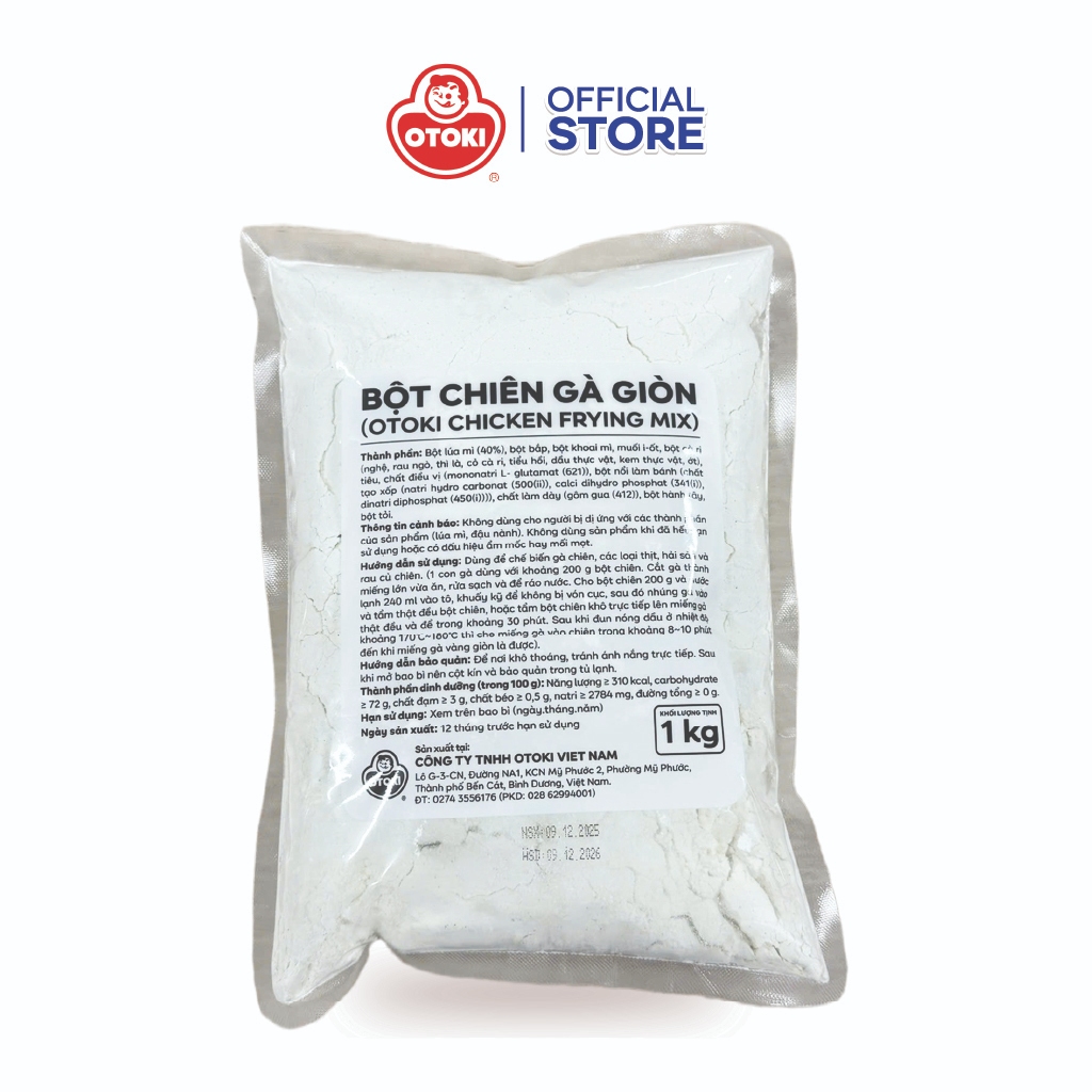 Bột chiên gà giòn Otoki gói 1kg