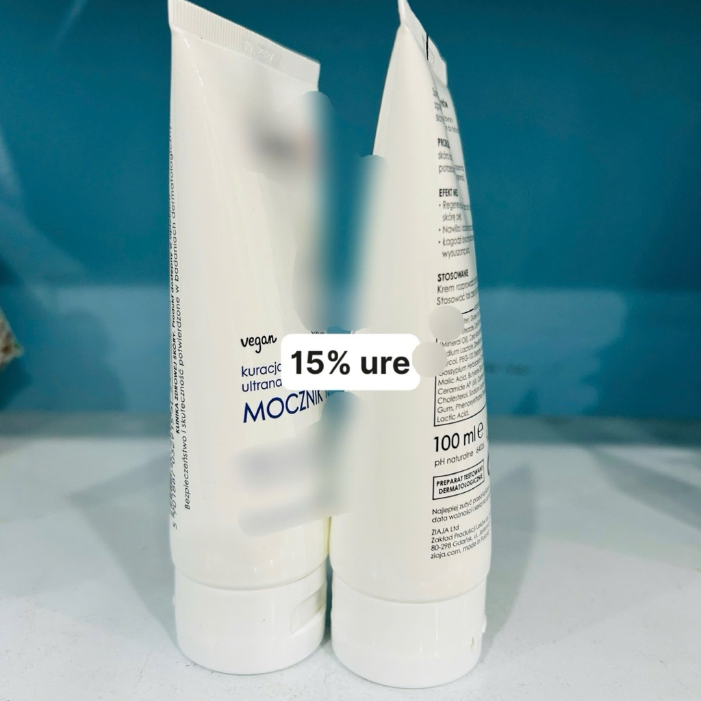 Kem Dưỡng Ẩm Làm Mềm Da 15% Ure 100ml hàng balan