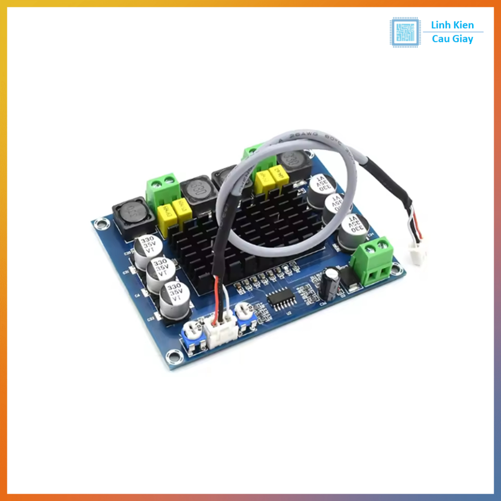 Mạch khuếch đại âm thanh stereo Class D TPA3116D2 XH-M543 2 kênh 120W×2