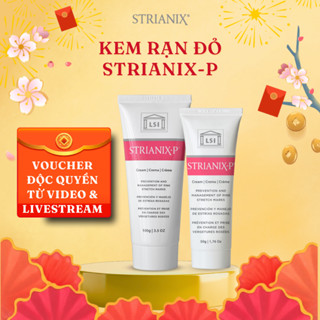  Kem Rạn Đỏ Strianix-P 50g 100g Làm Mờ RẠN ĐỎ Giảm Ngứa Rạn Cho Phụ Nữ Mang Thai Sau Sinh 