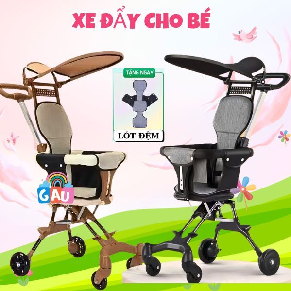 ⭐️[𝑴𝒊𝒆̂̃𝒏 𝑺𝒊́𝒑]Xe Đẩy Gấp Gọn Cho Bé Yêu, Bé Đi Du Lịch Đi Chơi Siêu Gọn Nhẹ-Cao Cấp cho bé.