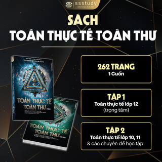 Sách Toán Thực Tế Toàn Thư 2026 Tập 1 - Phân Dạng,  Mô Hình Hóa, Quy Trình Giải Từng Bước