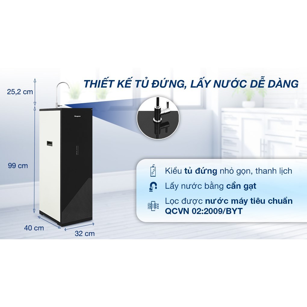 Máy lọc nước Ro Kangaroo KG116I 10 lõi