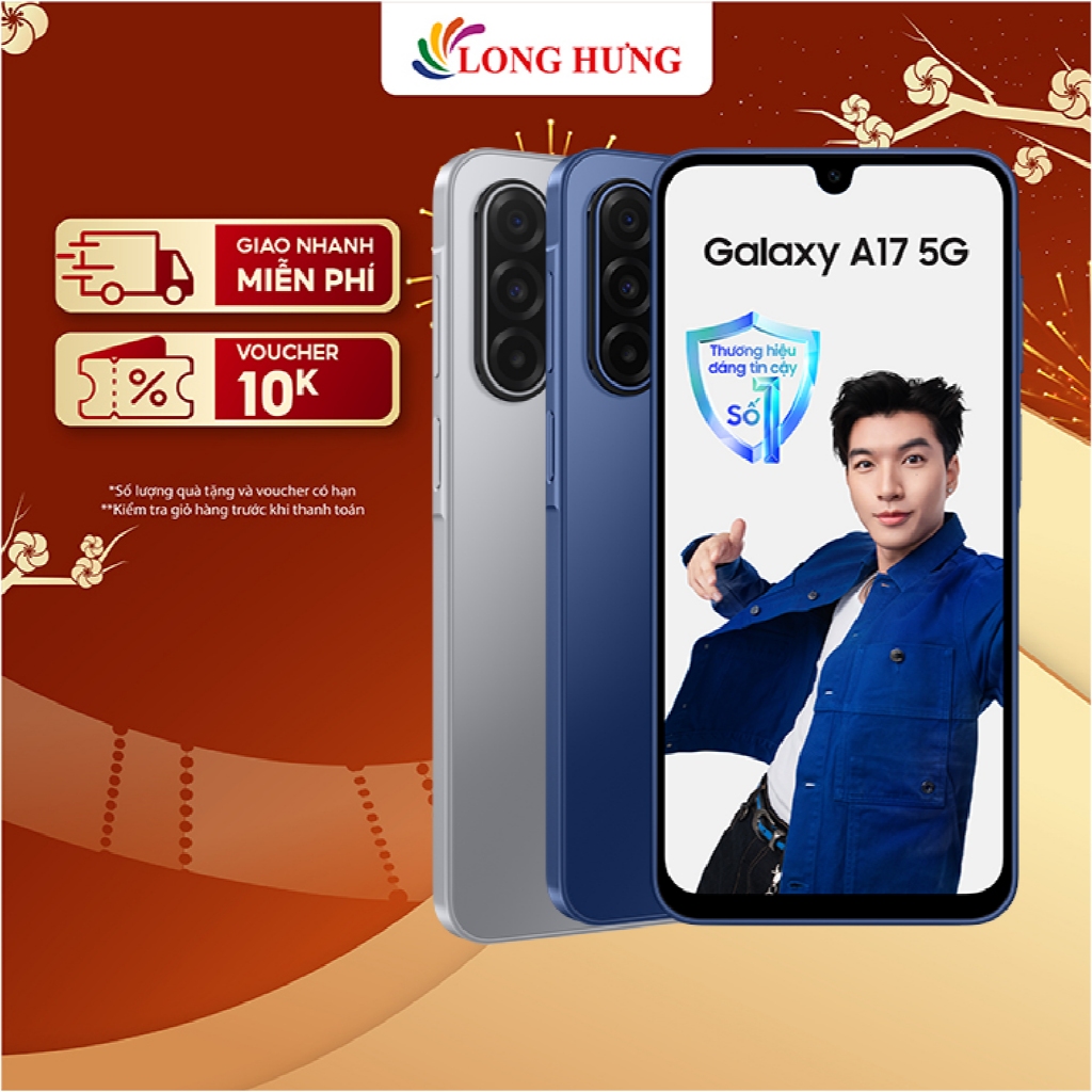 Điện thoại Samsung Galaxy A17 5G - Hàng chính hãng