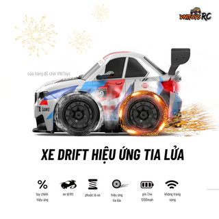 Xe Drift Điều Khiển Từ Xa Hiệu Ứng Tia Lửa – Pin 7.4V 1200mAh – Drift Mượt – Xe RC Đua Xe
