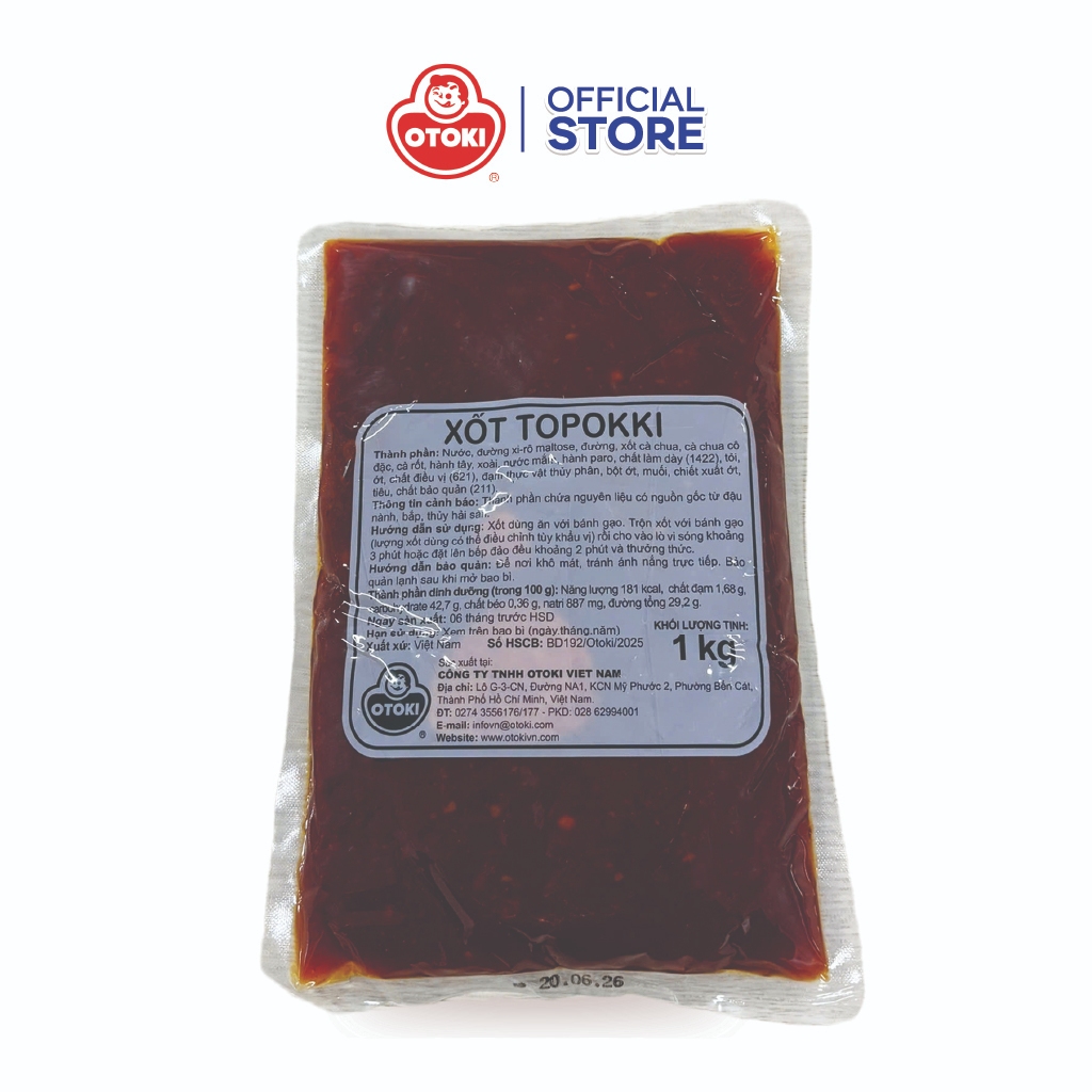 Sốt Tokbokki Otoki gói 1Kg