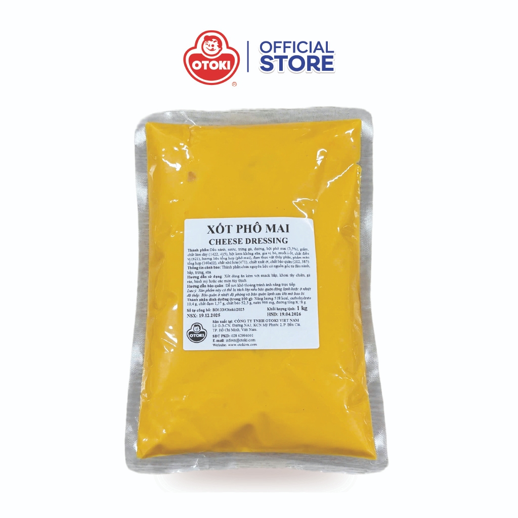 Xốt phô mai Otoki 1kg