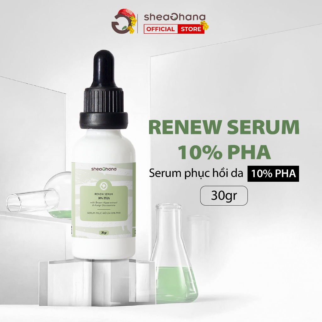 Renew Serum 10% PHA 30gr Serum phục hồi da SheaGhana