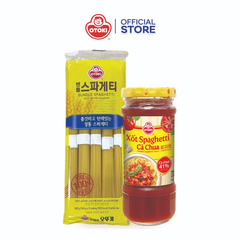 Combo Mì Ý 500g & Sốt Spaghetti Otoki 220g