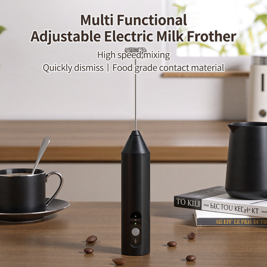 KLT EF-A Máy Đánh Bọt Sữa Điện 3 Tốc Độ | Sạc Lại | Tạo Bọt Nhanh | BigBuy360 - bigbuy360.vn