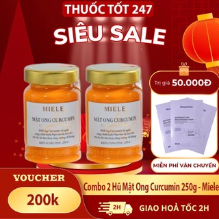Combo 2 Hũ Mật Ong Curcumin Miele 250g - Miele THUOCTOT247