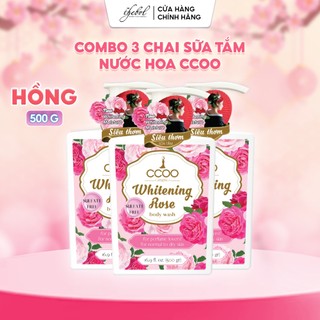   SET 3 CHAI  Sữa Tắm Hương Nước Hoa Thebol CCOO lưu hương thơm lâu dưỡng ẩm an toàn cho da nhạy cảm 500gr 