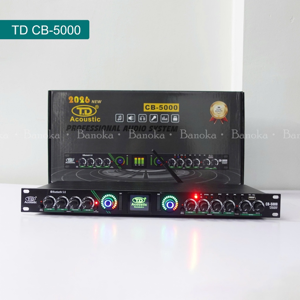Máy Nâng Tiếng TD Acoustic CB-5000 | Cổng Quang Optical | Bluetooth 5.0 | BH 12T