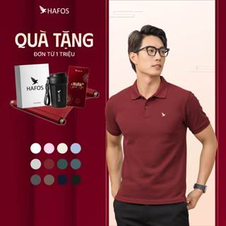    MÀU MỚI   Áo Polo nam trơn tay ngắn Falcon HAFOS chất liệu Smart Pique dày dặn polo nam basic nhiều màu dễ phối 
