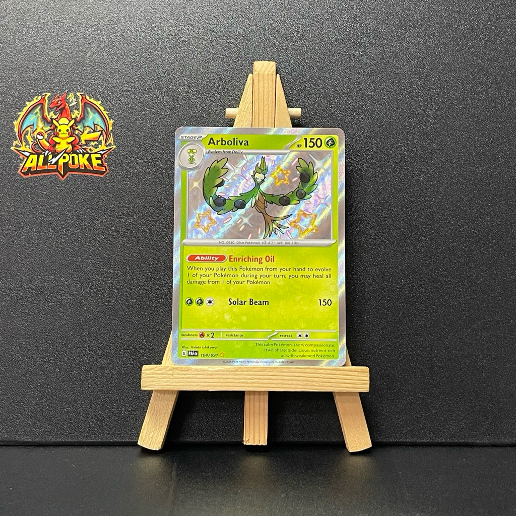 [ AllPoke ] Thẻ Bài Pokemon TCG,Arboliva  104/091 -M-NM