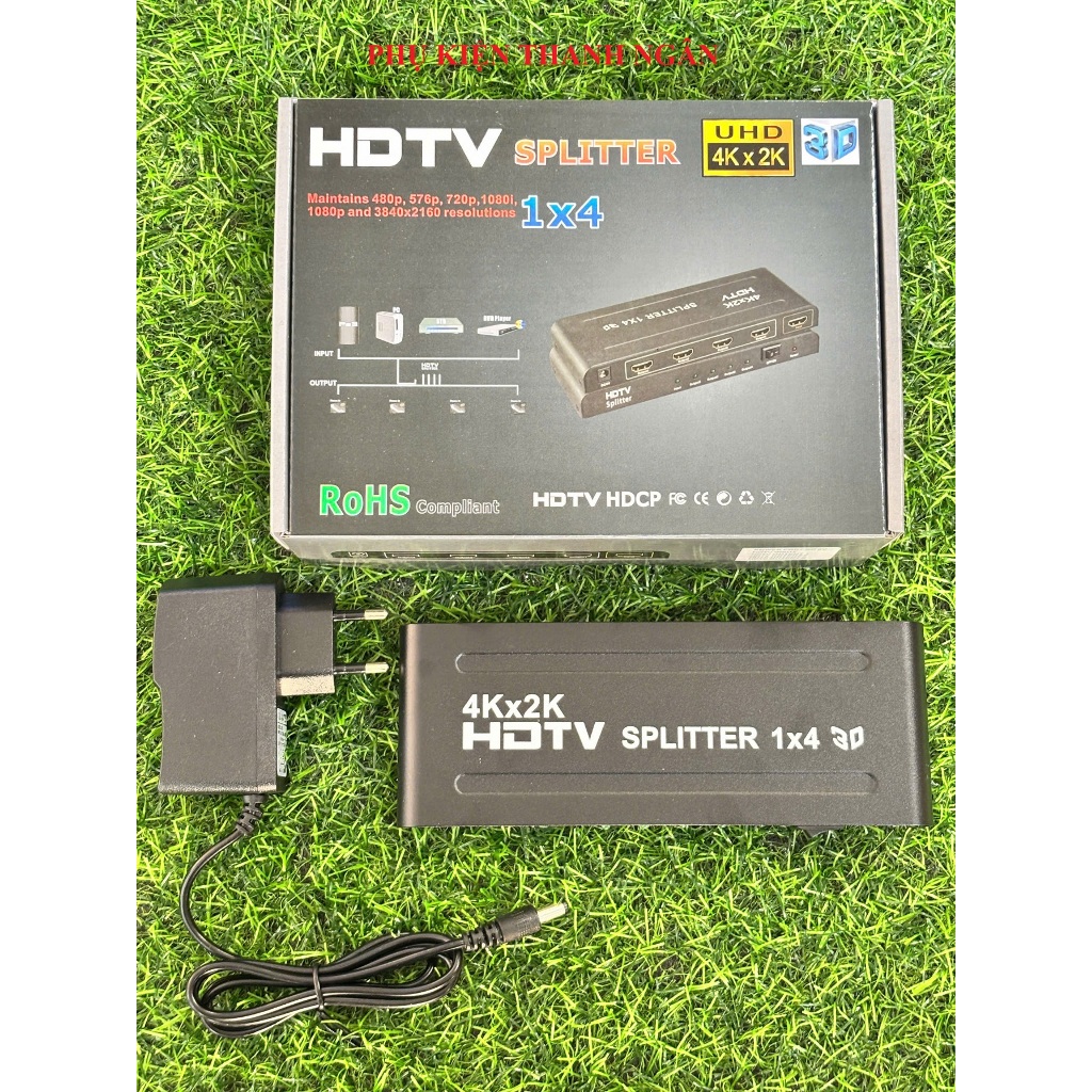 BỘ CHIA HDMI 1 RA 4 CHUẨN 4K – HDTV SPLITTER 1x4 4Kx2K 3D