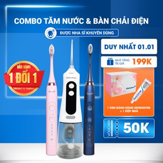 Combo Bàn chải điện Denta.B Pro và Máy Tăm Nước WaterBeam Chính hãng  Bản mới  BH 12 tháng 