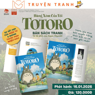  Truyện - Film Comic,Bản sách tranh Tuyển tập tranh của Totoro - NXB Kim Đồng 
