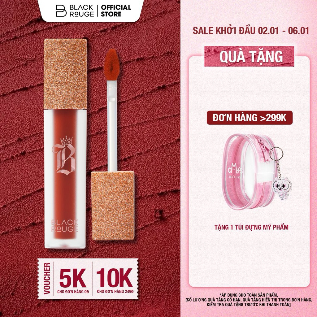 Son Kem Black Rouge Air Fit Velvet Tint Ver 7 - 4,5g