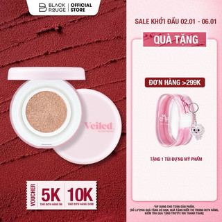  Phấn Nước Mịn Lì Lâu Trôi Black Rouge Thin Layer Veiled Cushion SPF50+ PA++++ 14g 