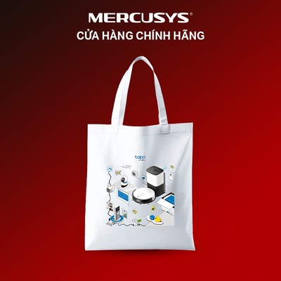 [Tặng Kèm] Tote Bag Tapo Trắng – Đen, Thiết Kế Thời Trang