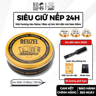 Sáp vuốt tóc nam Reuzel Severed Head Pomade chính hãng gel, wax giữ nếp tóc
