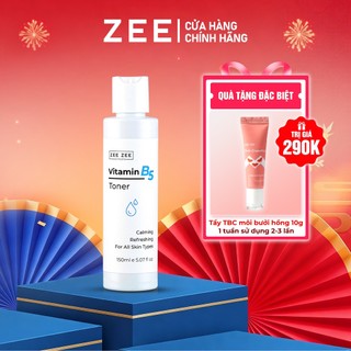  Nước Cân Bằng Cấp Ẩm Mềm Mịn Da ZEE ZEE Toner Vitamin B5 Trà Xanh Cúc La Mã 150ml 