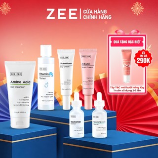   COMBO 6  Bộ SKINCARE hỗ trợ căng bóng tái tạo trẻ hóa làn da - Phù hợp cho mọi loại da ZEE ZEE Skincare 