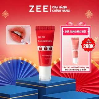 Son Dưỡng Lựu Đỏ ánh nhũ ZEE ZEE - Dạng Tuýp 6g 