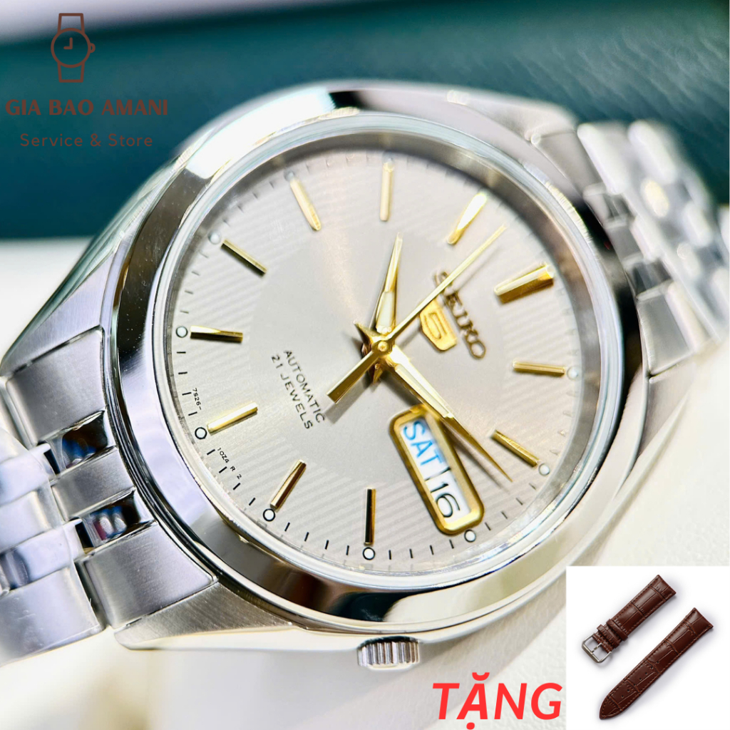 Đồng Hồ Nam SEIKO 5 Automatic SNKL19K1 Chính Hãng Tặng Dây Da Cao Cấp