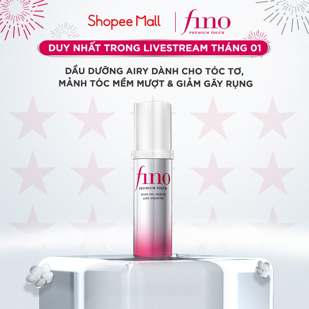 [KOL LIVESTREAM] DẦU DƯỠNG TÓC FINO CAO CÁP AIRY SMOOTH 70ml