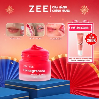  Mặt nạ ngủ dưỡng hồng chống thâm nứt môi chiết xuất lựu đỏ ZEE ZEE 10g 