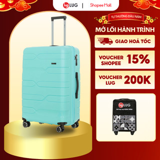  ĐỘC QUYỀN  Vali Kéo LUG Lusetti LS802 Size28 Nhựa PP Chống Bể vỡ - Hạn Chế Trầy Xước - Khóa Số TSA 
