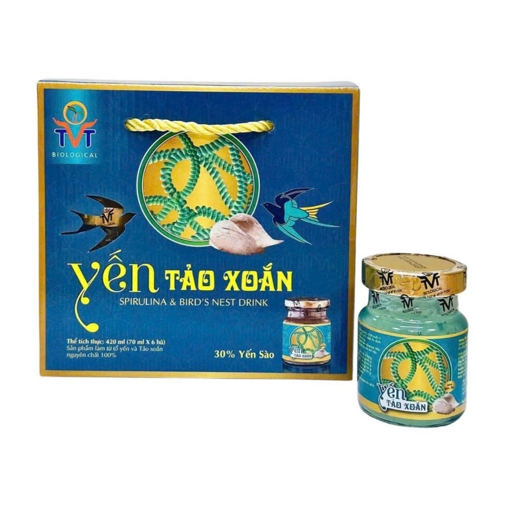 Nước Yến Ăn Liền Tảo Xoắn CNSH TVT