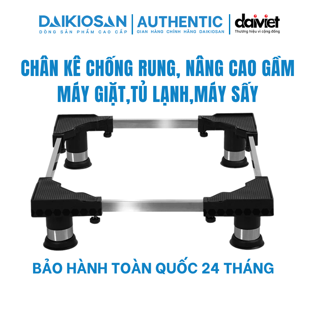 Chân chống rung máy giặt lòng ngang, nâng cao gầm loại phổ thông DAIKIOSAN bảo hành 24 tháng