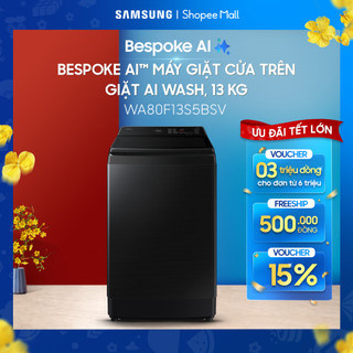  Máy Giặt Samsung 13kg WA80F13S5BSV AI Giặt Thông Minh AI Wash 