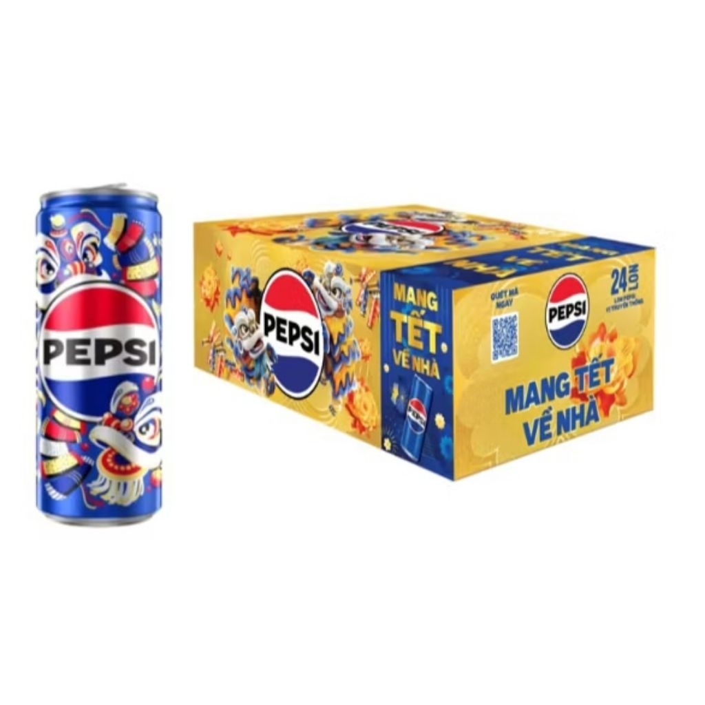 Thùng 24 lon Pepsi 320ml