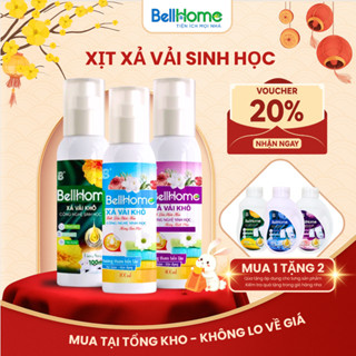  Xả vải khô Bellhome công nghệ sinh học 100ml – Khử mùi diệt khuẩn lưu hương nước hoa thơm lâu 