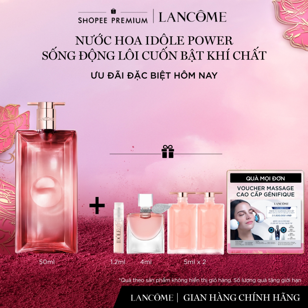 [KOL] Nước Hoa Idole Power Lancome Sống Động Lôi Cuốn Bật Khí Chất 50ml
