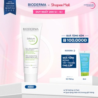  Kem dưỡng ẩm giảm khô căng bong tróc cho da mụn Bioderma Sebium Hydra - 40ml 