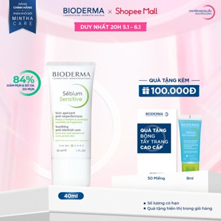  Kem dưỡng giảm mụn viêm nhạy cảm Bioderma Sebium Sensitive - 30 ml 