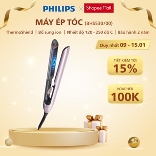  Máy Ép Tóc Duỗi Tóc PHILIPS BHS530 00 Công Nghệ ThermoShield Bổ Sung ion Tấm Ép Linh Hoạt Bảo Hành 24 Tháng 